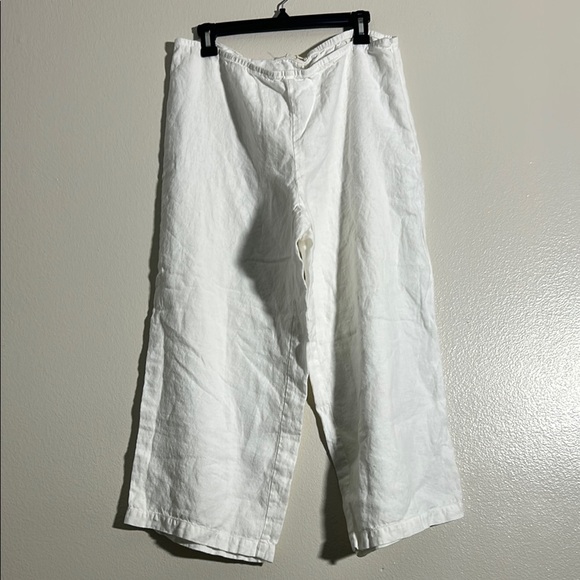 Eileen Fisher Linen Wide-Leg Pants